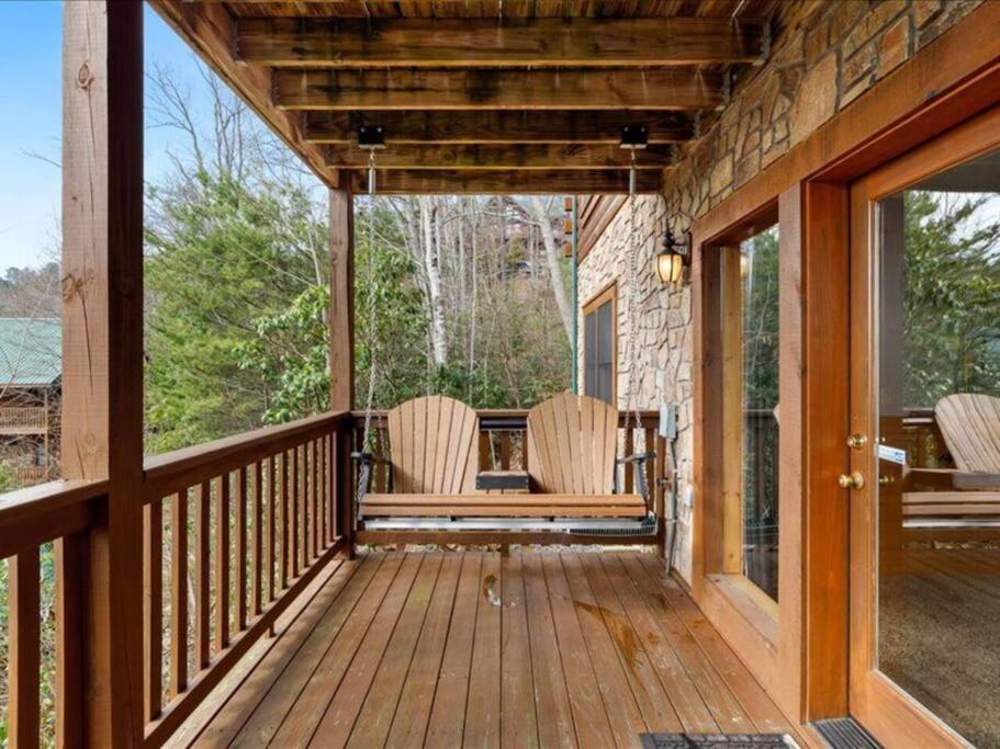 فيلا Breathtaking Views Of The Smokies, 3 Mins To جاتلينبرج المظهر الخارجي الصورة
